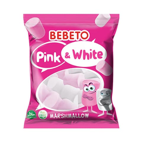 Bebeto Marshmallow Pink &amp; White 70GR