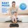 T Electronics Digital Scale for Body Weight up to 200 Kg + New Baby Mode - Essential for Weight Loss - Black
