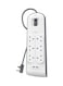 Belkin Surge Protector 6 X 2.4Amp + 2 X 2.4 Amp USB A With Power Cord Bsv604Af2M White