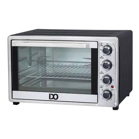 IDO Electric Toaster Oven with Grill - 50 Liter - 2000 Watt - Silver - TO50DG-SV