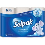 Buy Selpak Super Absorbent Tissue 6 Rolls in UAE