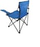 Generic كرسي حديقة قابل للطي بحامل كوب - مريح - مناسب لجميع الأوزان - سهل الحمل والتخزين - أزرق