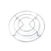 Stainless Steel Hot Pan Grid, Pan Holder, Vessel Stand, Kitchen and Dish Rack Round 14cm Size