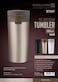 Royalford 380 ml / 12.8Oz Stainless Steel Vacuum Tumbler- Rf11247 Portable, Leak-Resistant And Light-Weight Suitable For Indoor And Outdoor Use Brown