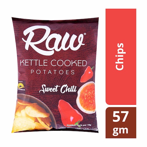 Raw Sweet Chili Kettle Cooked Potato - 45 Gm