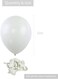 Party Time 100-Pieces 10inch White Latex Balloons Party Decoration, White Party Decorations Birthday Balloons For Engagement, Baby Shower, Wedding Balloons Decor, Balloons for Birthday Party Decoratio