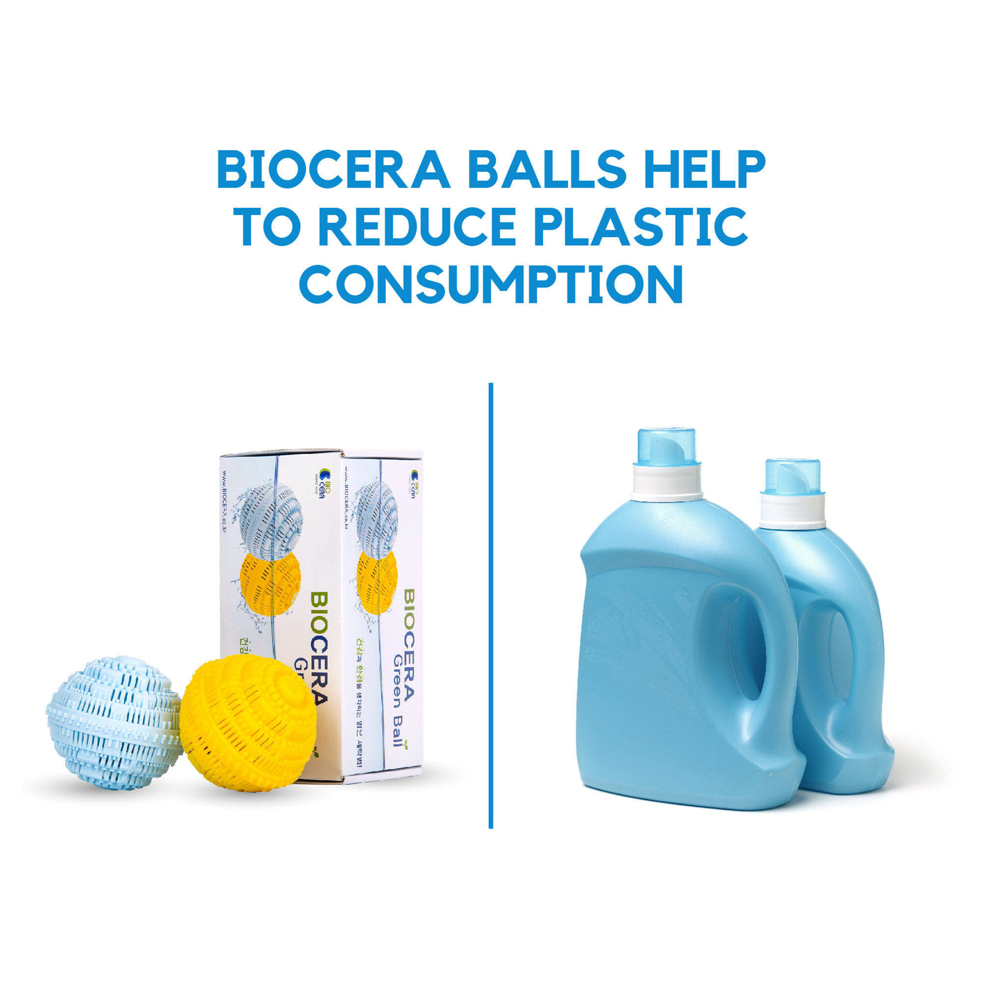 Biocera LAUNDRY BALLS &ndash; Make your laundry SAFE and GREEN.1100 washes, 3 years of daily eco laundry experience. No phosphates, parabens, SLS/SLES.