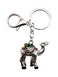 Crystal Stone Embossed Camel Key Chains