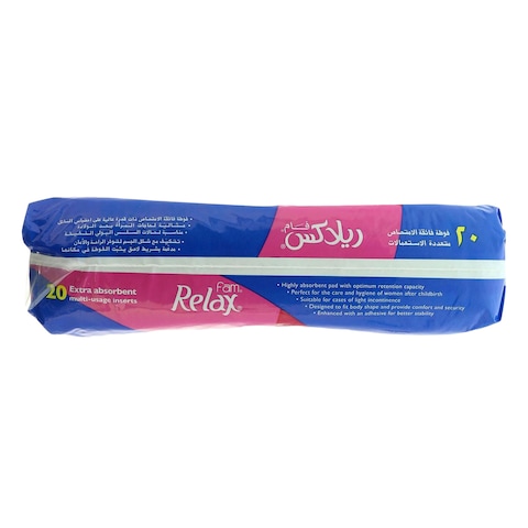 Sanita Fam Relax Maternity Pads 20 Count