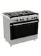 Midea 5-Burner Gas Cooker With Oven LME95030FFD Silver