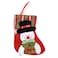 Christmas Mini Stocking Assorted 16cm 3ct