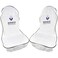 Extra Protection Car Seat Cover 2/Pcs Set, Universal Car Seat Cover, White