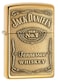 Zippo 254BJD.428 Jack Daniel's Emblem Brass Windproof Lighter