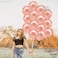 Katchon Rose Gold Balloons Party Decorations Set - Pack Of 30, 12 Inch, Rose Gold Balloon For Rose Gold Party Decoration, Rose Gold Balloons Metallic For Bridal Shower, Bachelorette, Birthday Balloons