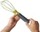 Joseph Joseph 10539 Twist Whisk- Flat Whisk And Balloon Whisk- Suitable For Non-Stick Cookware, Silicone, Grey/Green
