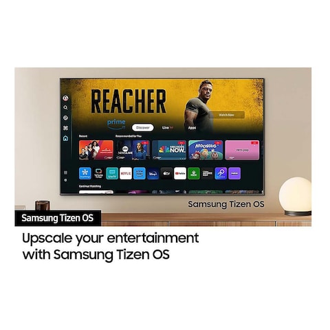 Samsung Tizen OS 75-Inch UHD Smart QLED TV QA75Q60DAUXZN Black