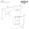 Lifetime 6 Ft Fold-In-Half Table, Rectangle, Residential, White Granite Colour, LFT-80244