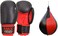 Max Strength Boxing Gloves 12Oz Plus Speed Ball Muay Thai Hanging Bag Boxing Training Set- Synthetic Leather Muay Thai Kickboxing Punching MMA