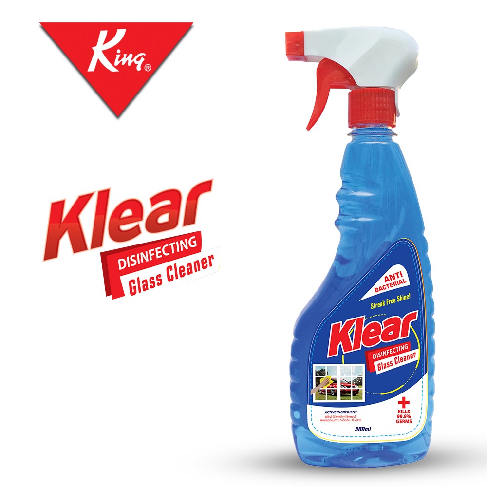King Klear Glass Cleaner Streak-Free Shine 500 ml