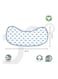Moon Organic Burpy Cloth (8 Layer) Bunny Elephant And Blue