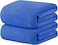 2-Pc Microfiber Bath Towel Blue 70x140cm, Soft, Durable, Super Absorbent Fast Drying and No Fading Multipurpose Towel