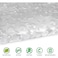 Home Pro PVC Bathmat Clear 68x36cm
