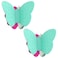 Fissman Silicone Butterfly Pot Holder Magnet Set of 2 - Mint Color