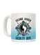 muGGyz Quotes Printed Pattern Ceramic Coffee Mug Black/White