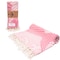 ANEMOSS Fish Patterned Turkish Peshtemal 100% Cotton Free of Microfiber Synthetic and Polyester Soft Quick Dry Versatile Beach Pool and Bath Peshtemal for Kids and Adults 39x70 in 100x180 cm