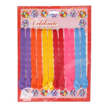 Long Curl Baloon 12 pcs