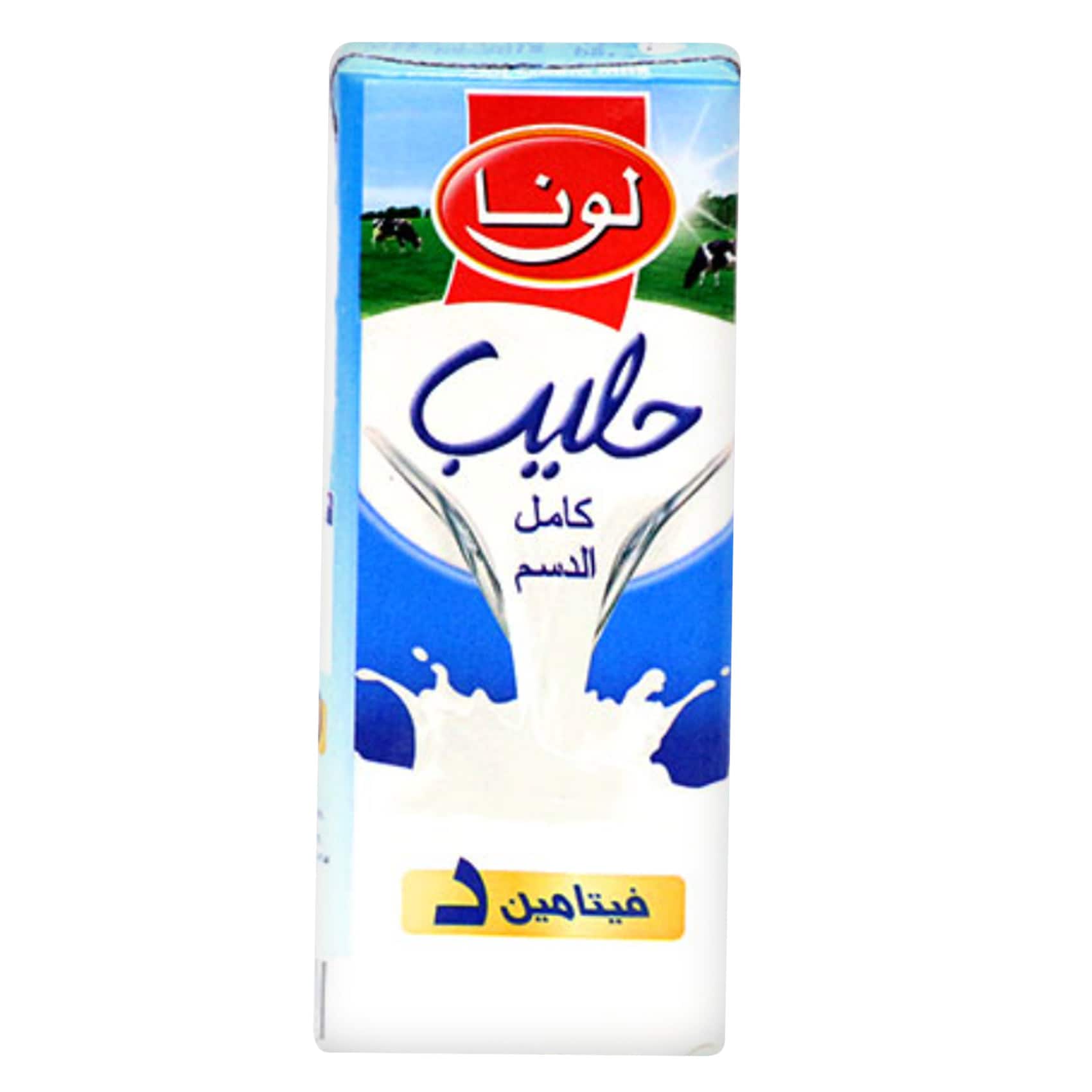 لونا حليب كامل الدسم 200مل
