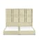In House Berlin Velvet Bed Frame - Queen - 200x150 cm - Beige