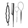Generic-4Pcs Hair Twist Styling Clip Stick Pin Bun Braid Maker Hair Accessories Kit DIY Hair Style Tool