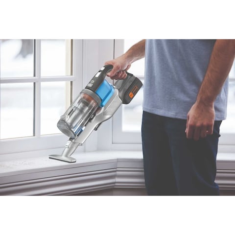 Black+Decker 36V 4-In-1 Cordless Powerseries Extreme Extension Stick Vacuum Cleaner, Blue - Bhf