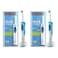 Braun Oral-B Vitality 2D CrossAction Rechargeable Toothbrush D12.513W 2 PCS