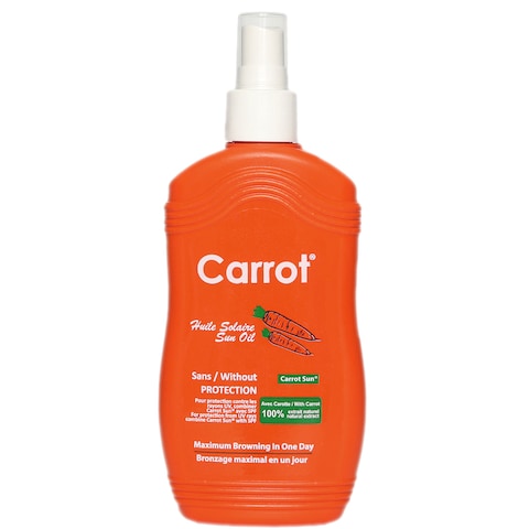 Carrot Sun Tanning Oil Clear 200ml