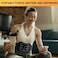 Fitto Muscle Stimulator EMS Abdominal Toning Belt, Electronic Muscle Trainer, Portable Fitness Trainer, USB Rechargeable, 6 Modes 15 Levels
