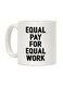 muGGyz Printed Ceramic Coffee Mug White 11Ounce