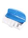 Generic Toothpaste Dispenser With Toothbrush Holder Set Blue/White