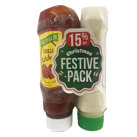 Aromate Chilli Ketchup 340GR + Garlic Mayonnaise 300ML