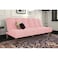 In House Sana 2 In 1 Sofabed Velvet Upholstered - Light Pink