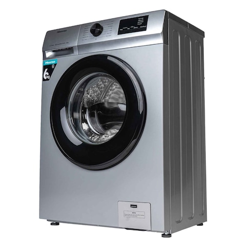 Hisense WFVB6010MS Fully-Automatic Front Loading 1000rpm Washing Machine 6Kg Silver