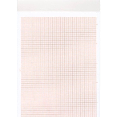 Graph Paper Pad, A4, Squared Grid Paper book for Mathematics, Science, Engineers, Drawing, School Supplies, 50 Sheets