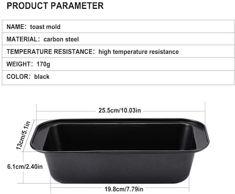 2 PCS, 6 Cups Cupcake Tray + Loaf Pans&nbsp;, Nonstick Brownie Cake Pan, Carbon Steel Bakeware for Oven Baking Muffin Tray Tool Mold