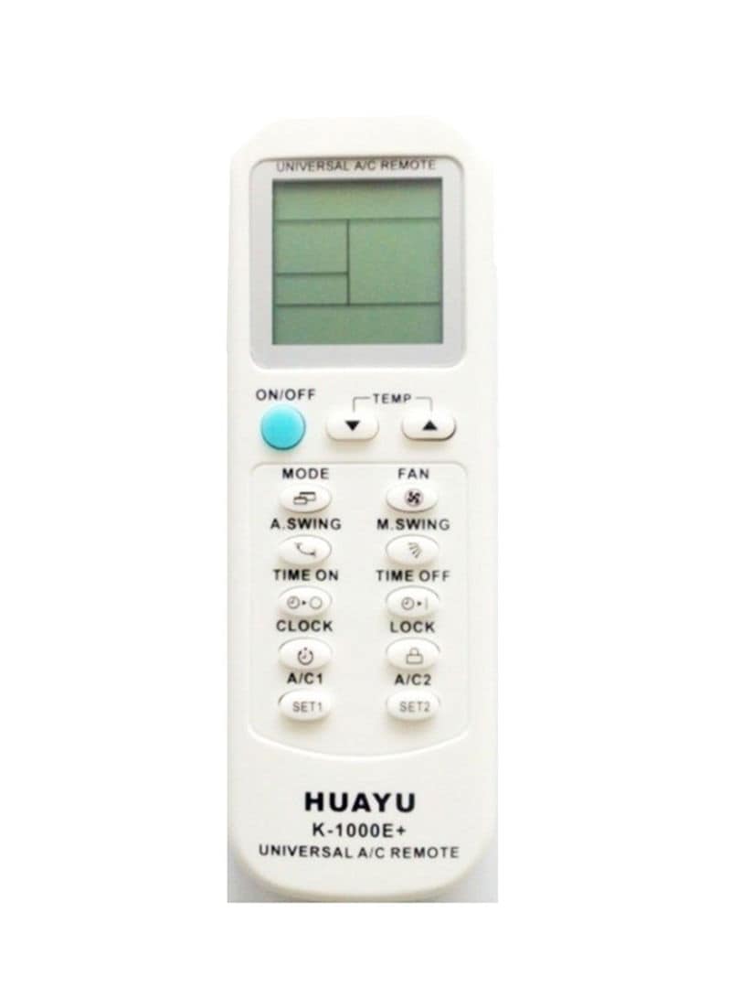 Buy Huayu Universal Remote Control With Lcd Display For Air-Conditioner ...