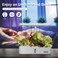 iDoo 12Pods Hydroponics Growing System, Indoor Herb Garden With Led Grow Light, Built-In Fan, Automatic Timer, Smart Garden Germination Kit, Adjustable Height Up To 11.3" For Home &amp; Office - White
