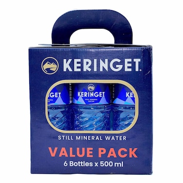 Keringet Natural Mineral Water 500ml X 6