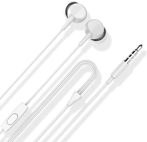 Golf Space Gfm-16 In-Ear Wired Headphones, Premium Metallic Hi-Fi Stereo Wired Earphone With Built-In Mic, Comfortable Secure Fit Earbuds, 1.0M Tangle-Free Cord And One-Button Control