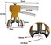 Generic Automobiles Body Paintless Dent Remover Repair Puller Kit Tools Car Vehicle Concave Dent Repair Puller Set.