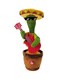 Electric Dancing Cactus Plant Stuffed Toy